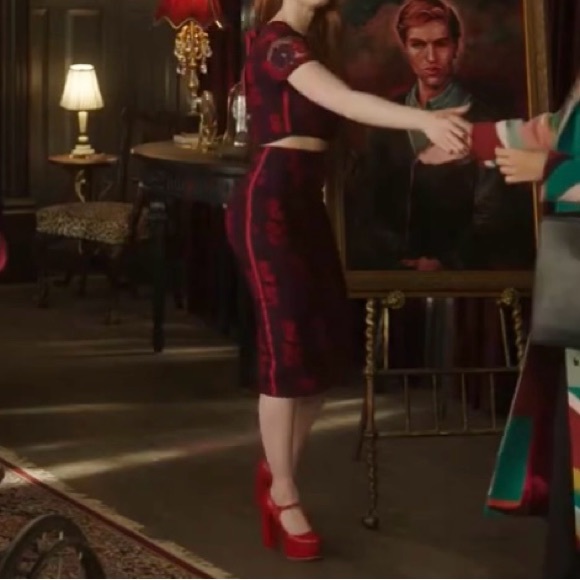 Ted Baker “Zinniaa” Lace Pencil Midi Skirt - Picture 7 of 7